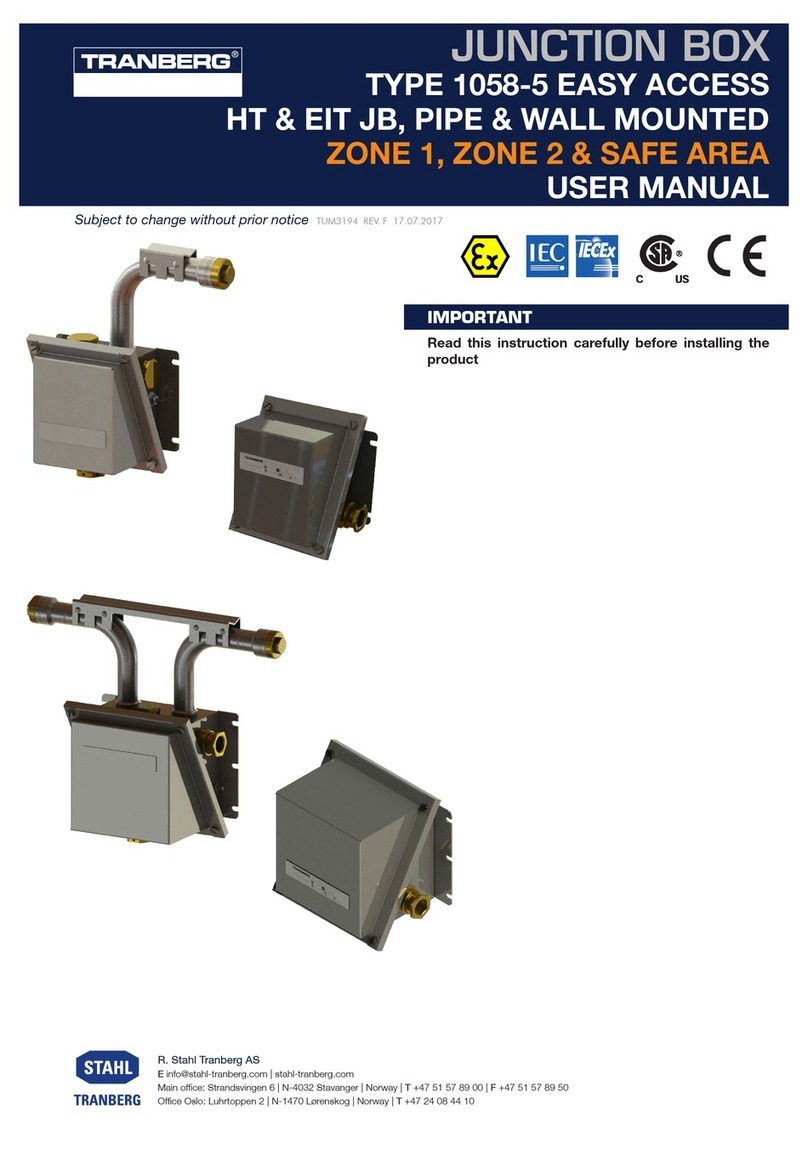 Tranberg 1058-5 user manual