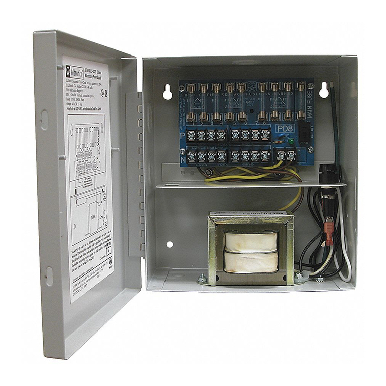 Altronix ALTV248UL Operating and maintenance instructions