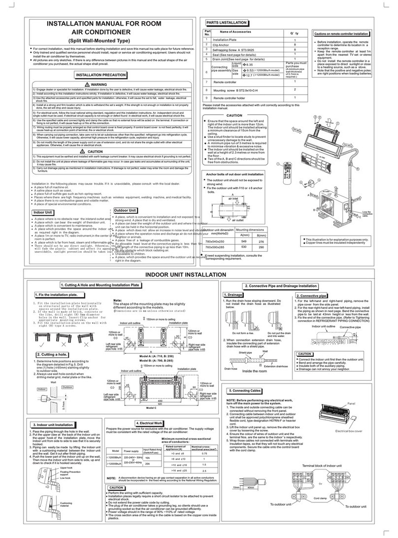Carrier LUVH080K User manual