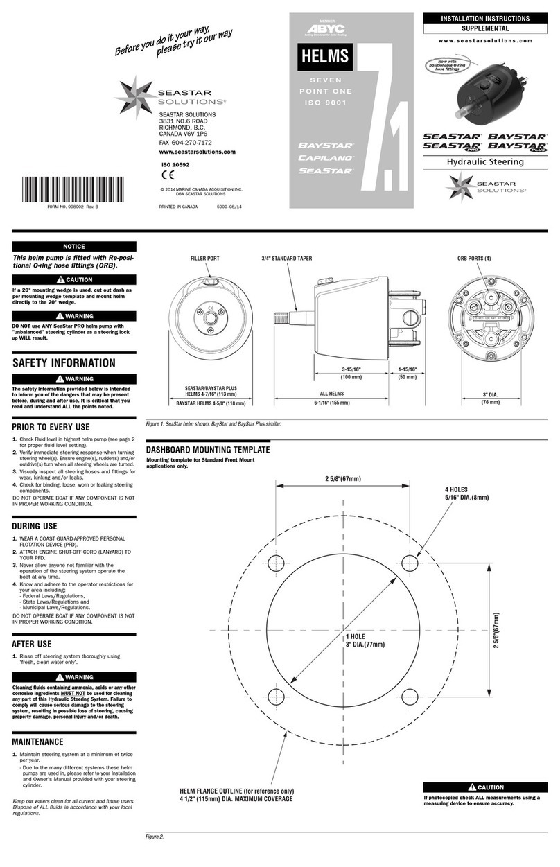 Seastar Solutions BayStar installation instructions