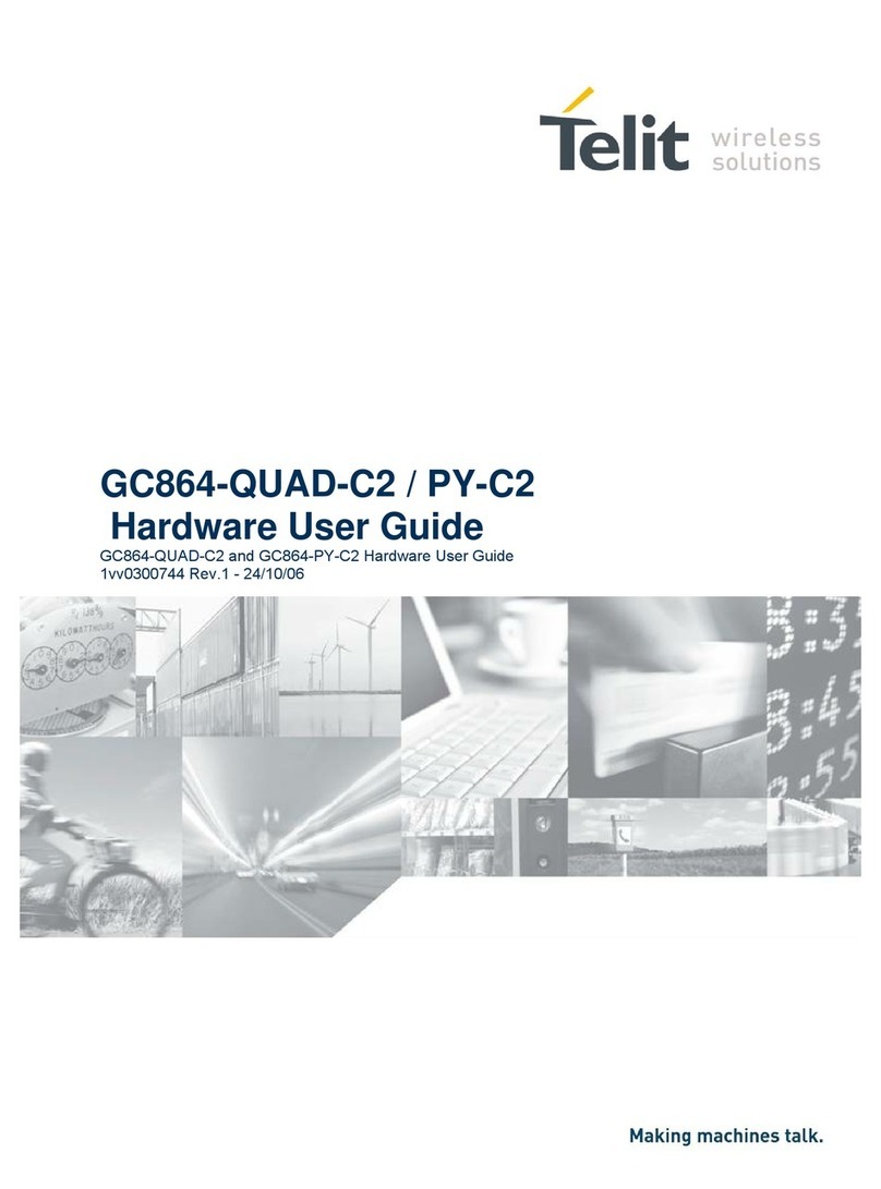 Telit Wireless Solutions GC864-QUAD-C2 Installation manual