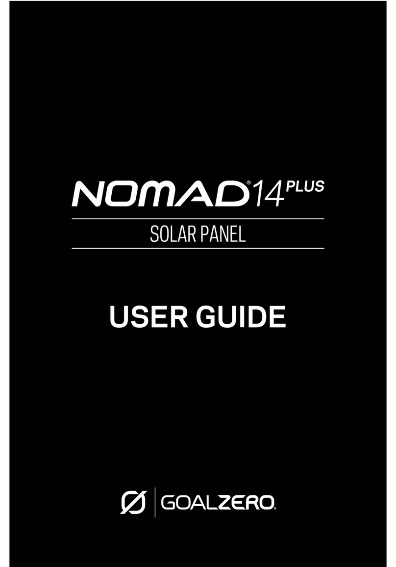 GOAL ZERO Nomad 14 plus User manual