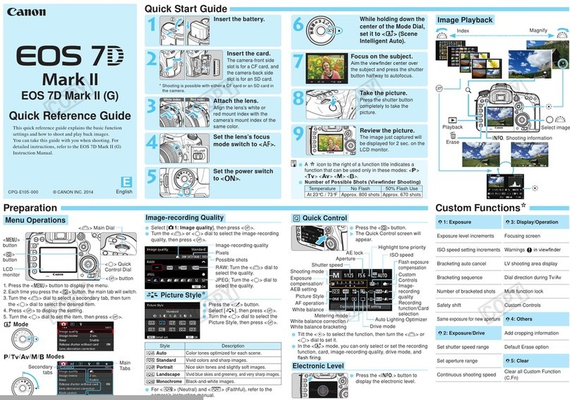 Canon EOS 7D Mark II (G) User manual