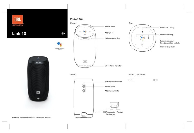 JBL Link 10 User manual