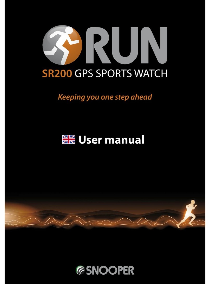Snooper RUN SR200 user manual