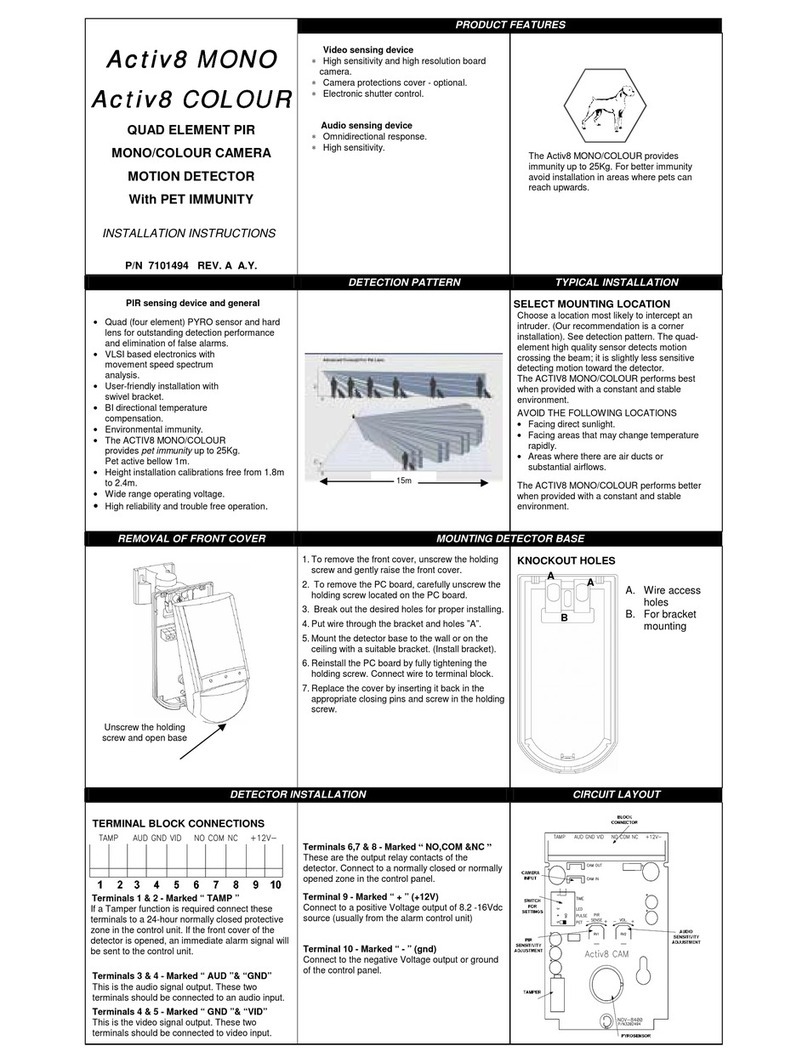 Honeywell Activ8 COLOUR User manual