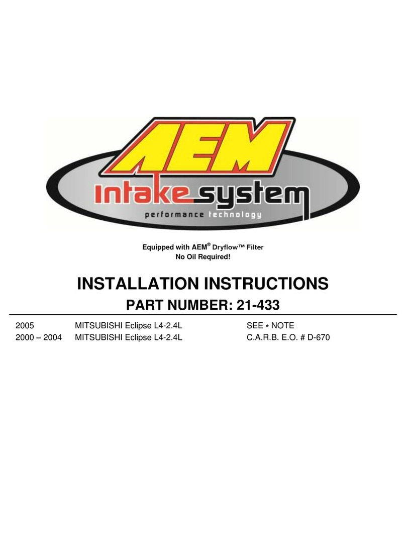 AEM 21-433 User manual