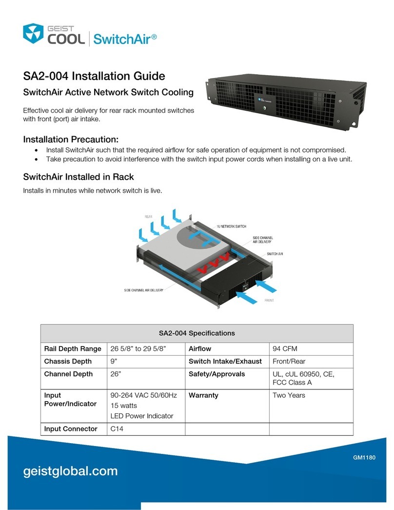 Geist cool SwitchAir SA2-004 User manual