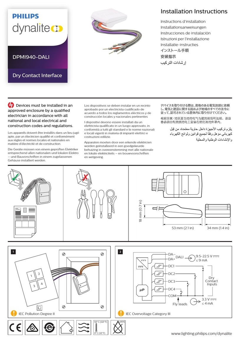 Philips Dynalite DPMI940-DALI User manual