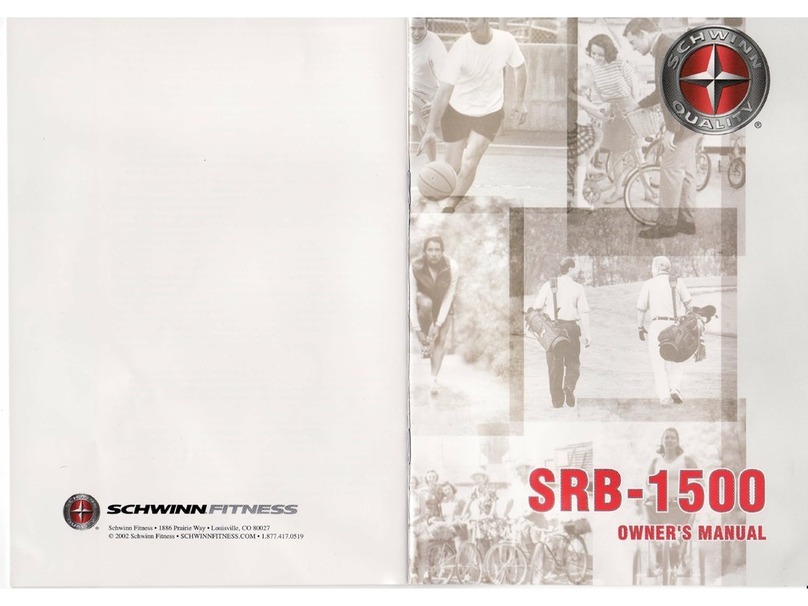 Schwinn SRB-1500 User manual