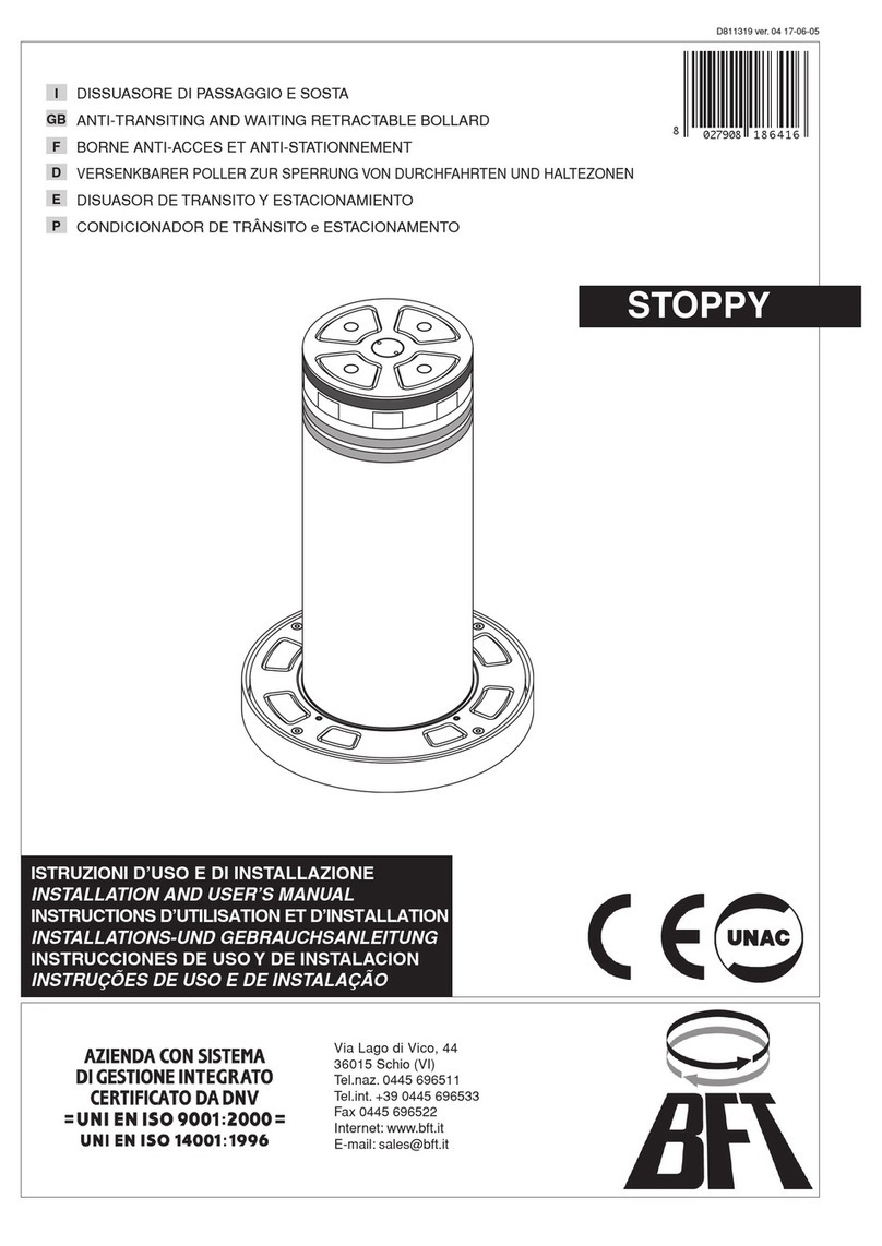 BFT STOPPY Installation and user manual