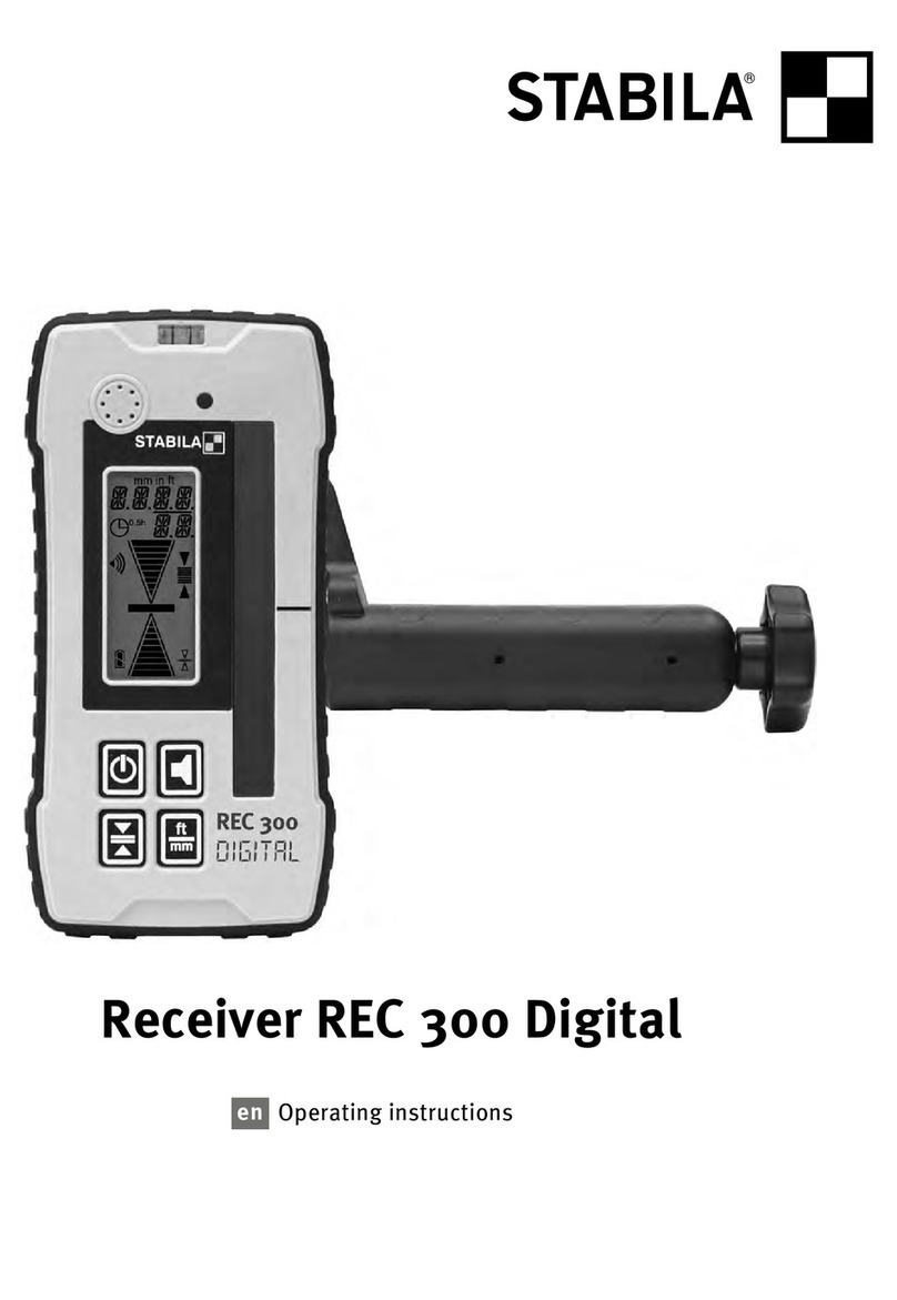 Stabila REC 300 Digital operating instructions
