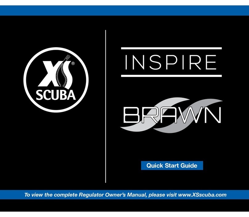 XS Scuba Brawn Regulator quick start guide