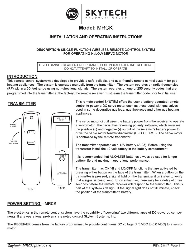 Skytech MRCK User manual