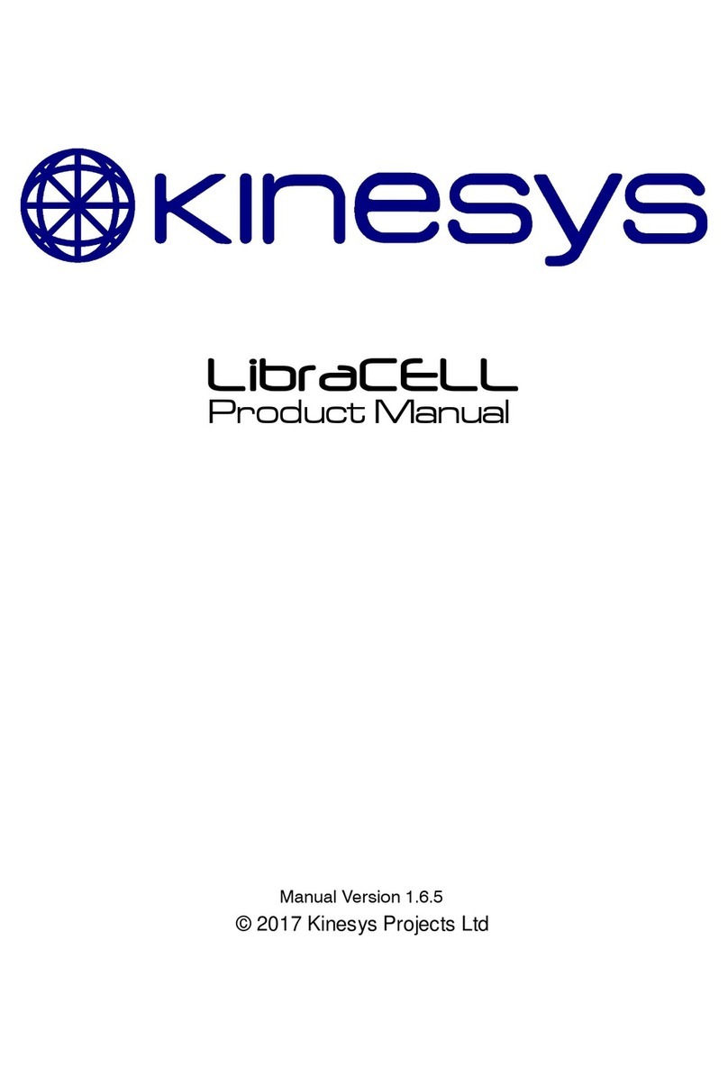 Kinesys LibraCELL User's product manual