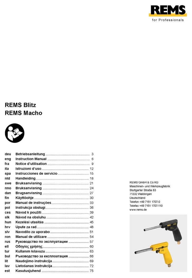REMS Blitz instruction manual