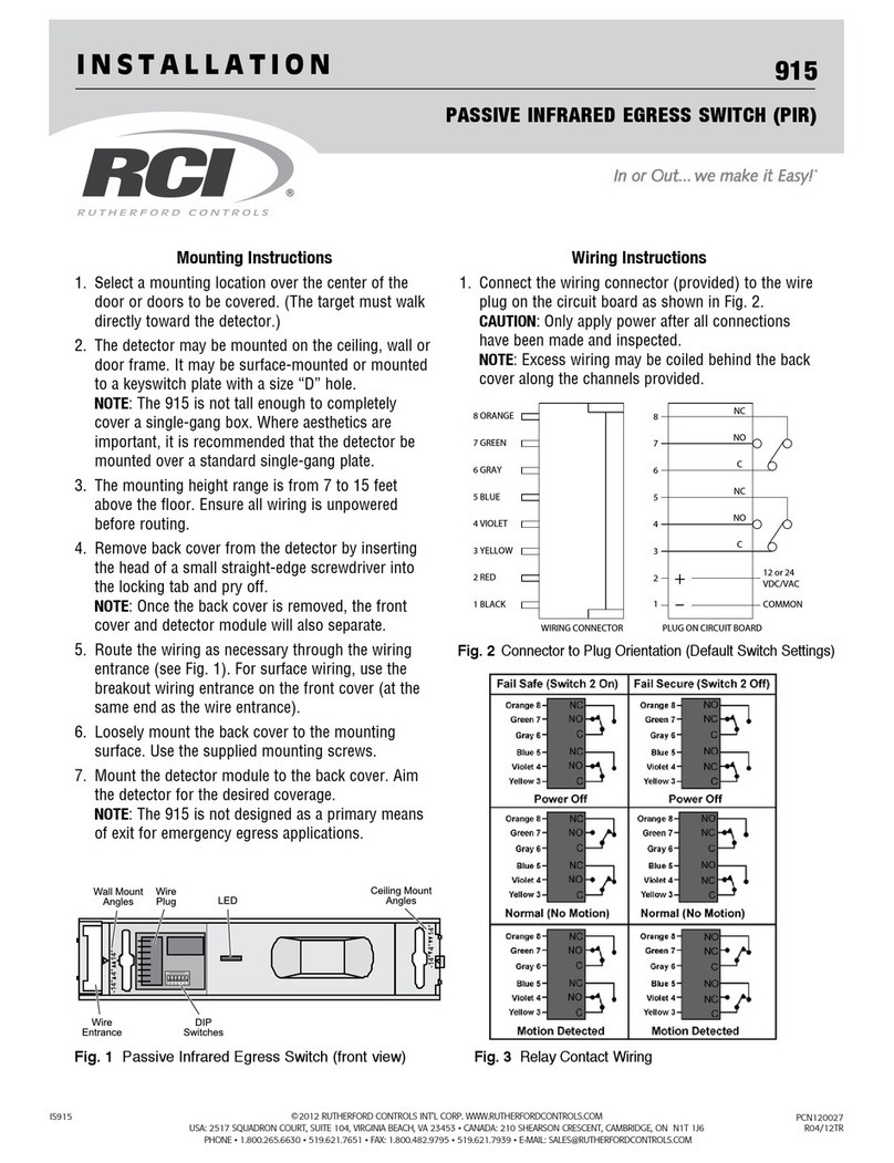 RCI 915 Installation