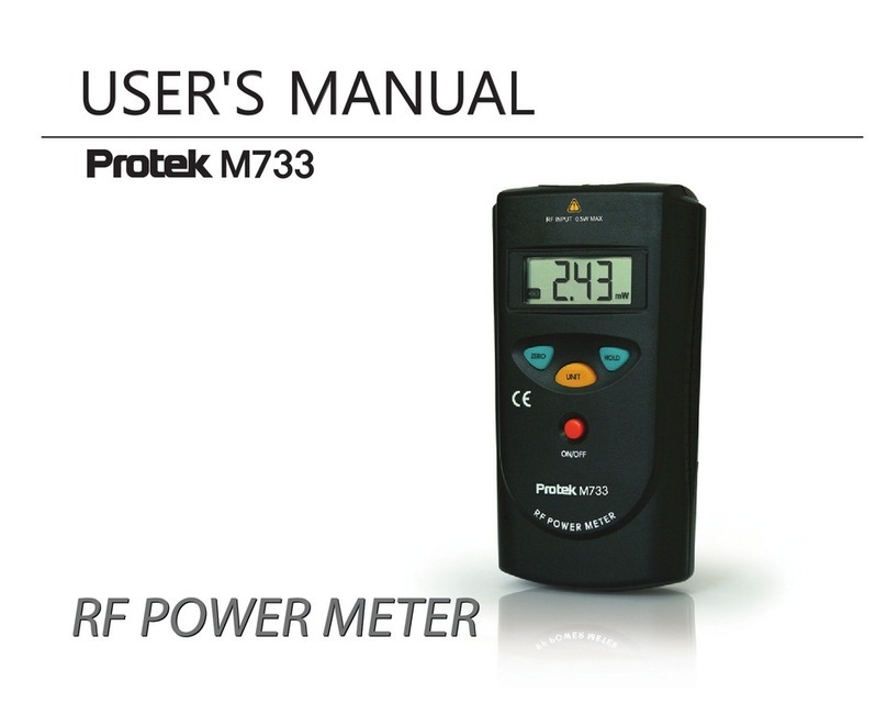 GSi Protek M733 User manual