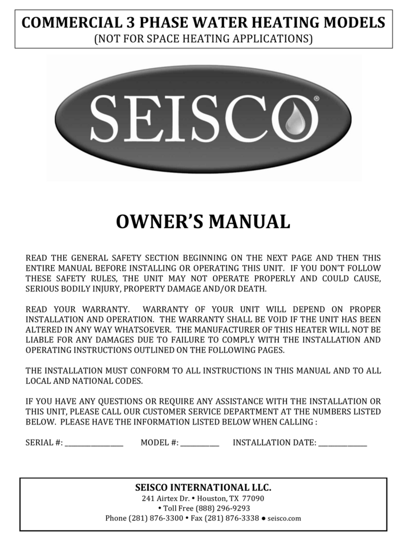 Seisco CA-10-208-3P owner's manual