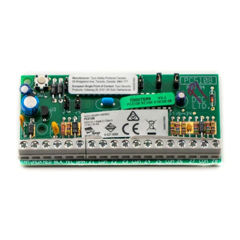 DSC PC5108 User manual