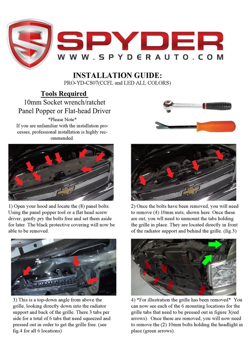 Spyder Auto PRO-YD-CS07 installation guide
