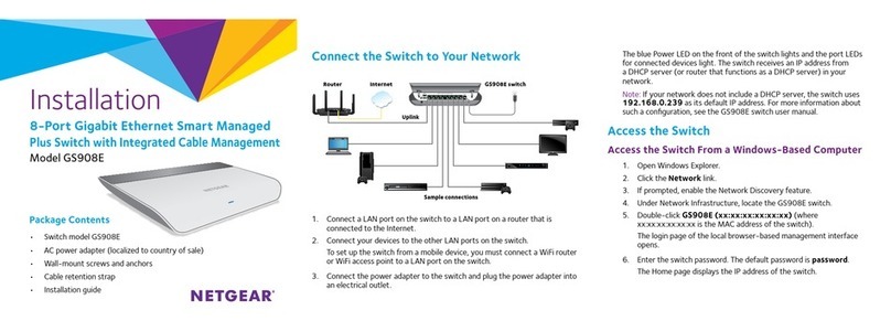 NETGEAR GS908E Installation