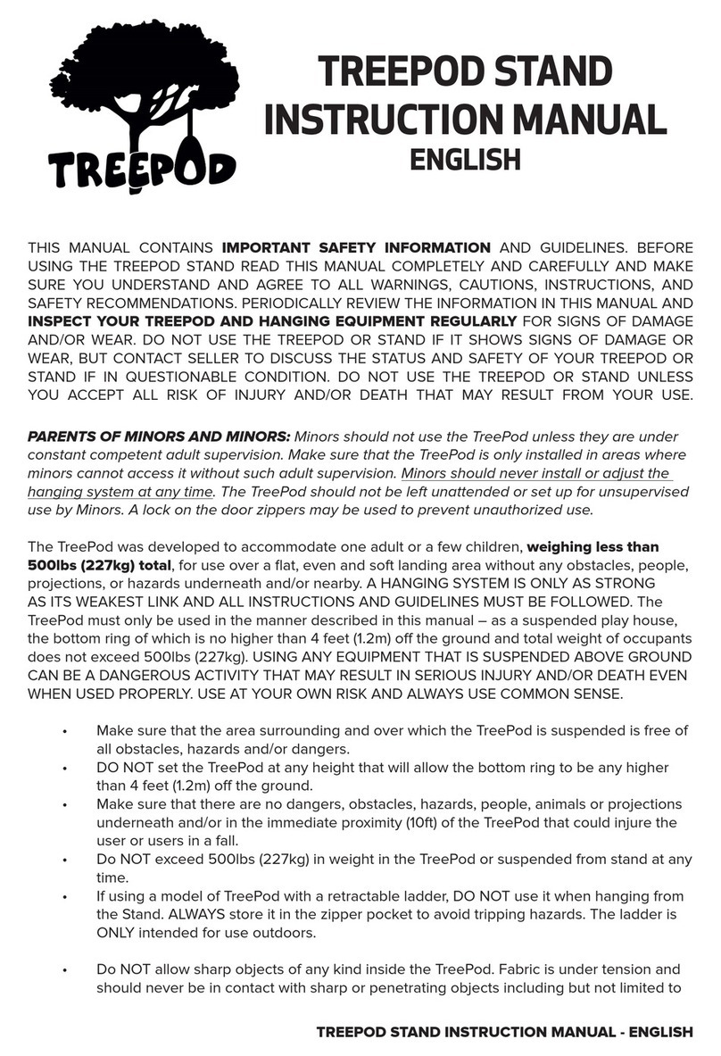 TREEPOD STAND instruction manual