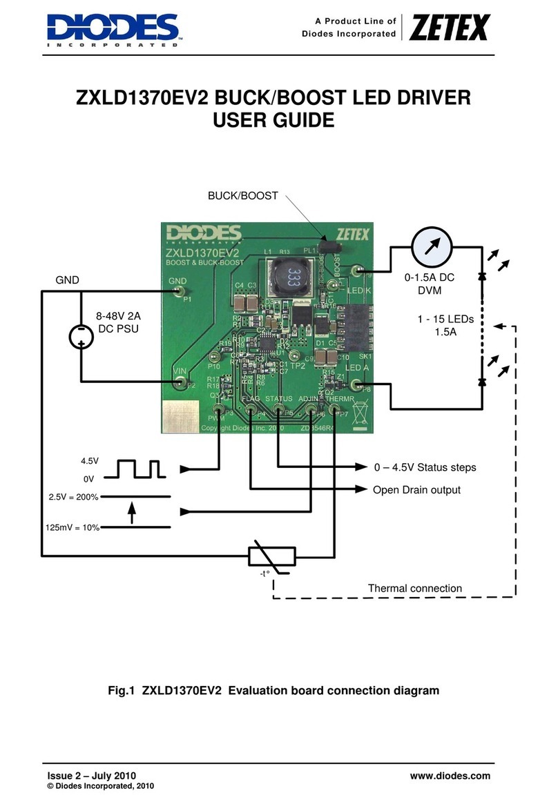 Diodes ZETEX  ZXLD1370EV2 User manual