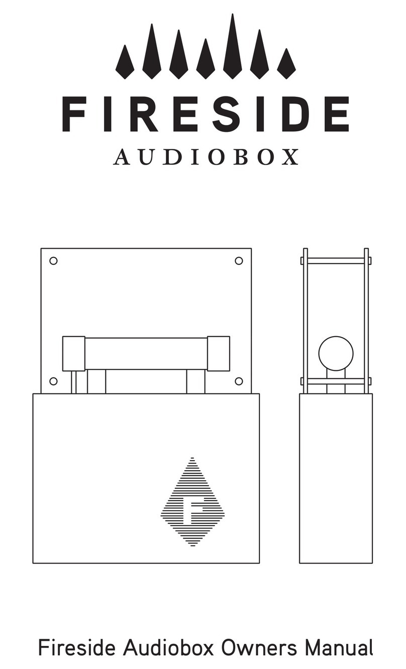 Fireside Audiobox FAB-1 Operating instructions and owner's manual