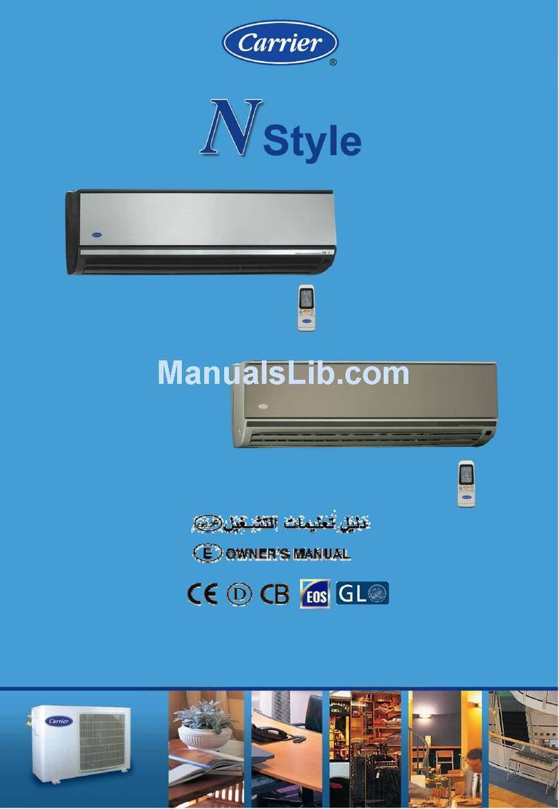 Carrier N Style User manual