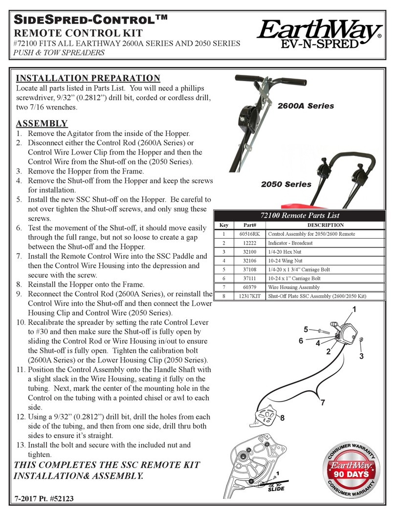 Earth Way SideSpred-Control manual