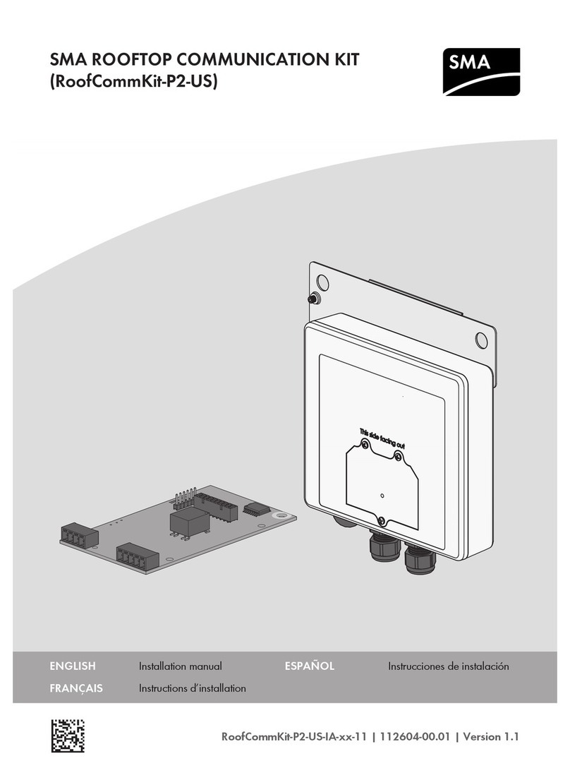 SMA ROOFTOP COMMUNICATION KIT User & installation manual