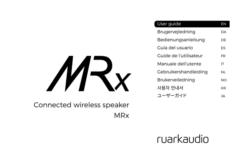 Ruark Audio MRx user guide Ruark Audio MRx user guide