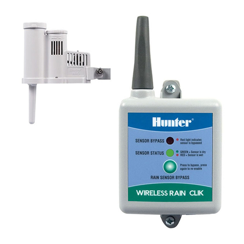 Hunter Wireless Rain-Clik User manual Hunter Wireless Rain-Clik User manual