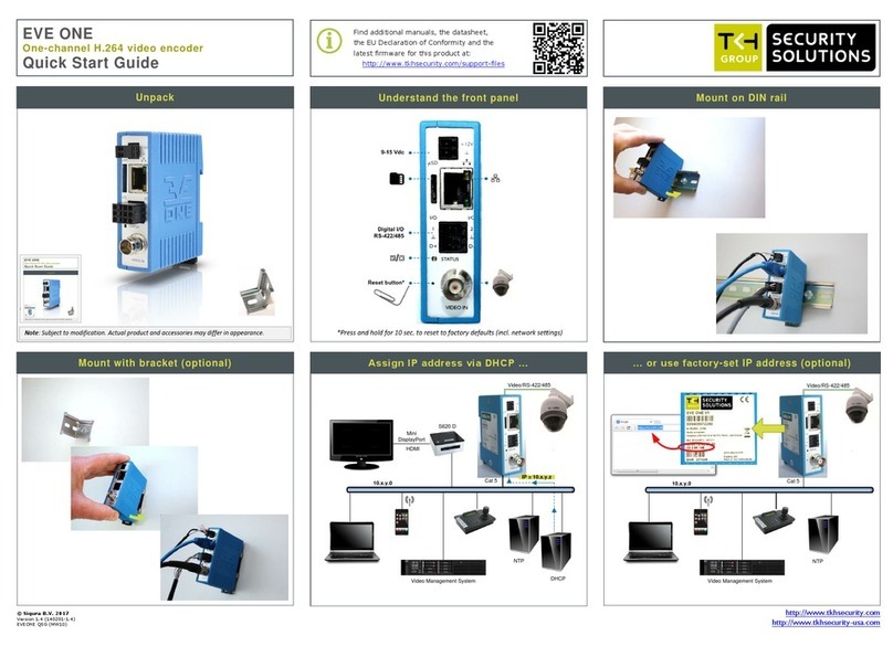 Siqura EVE ONE User manual