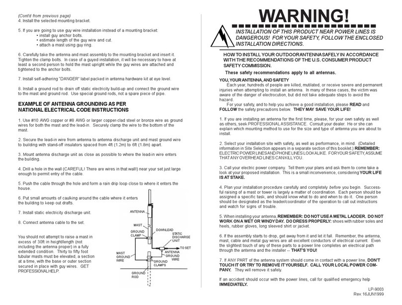 VideoComm Technologies ANT-2413DY Installation guides VideoComm Technologies ANT-2413DY Installation guides
