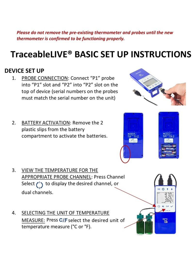 Cole Parmer TraceableLIVE Basic setup/ instructions