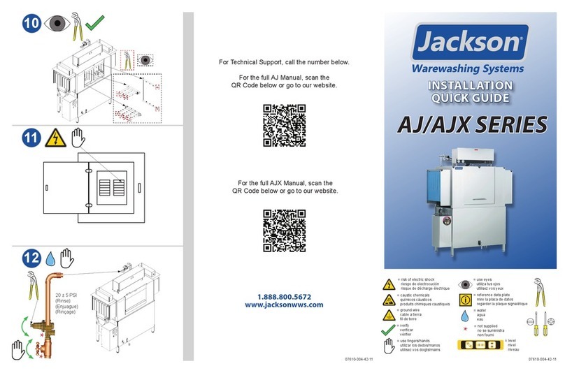 Jackson AJX SERIES Installation quick guide
