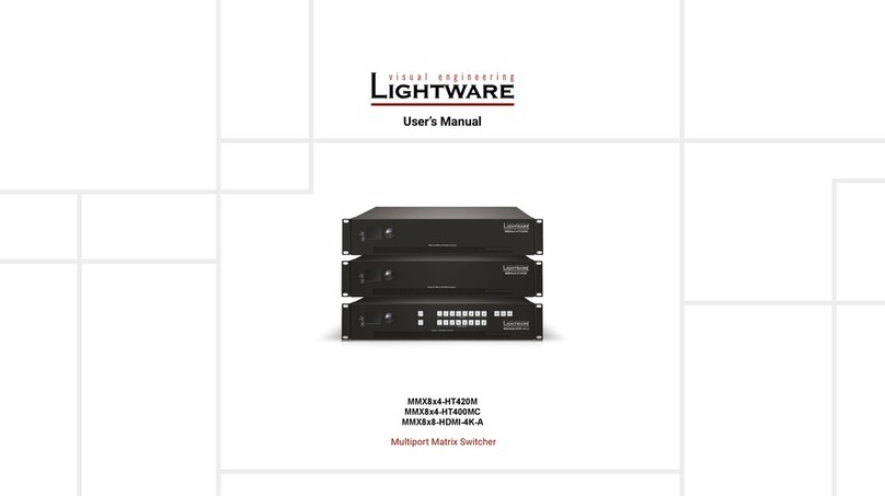 Lightware MMX8x8-HDMI-4K-A user manual