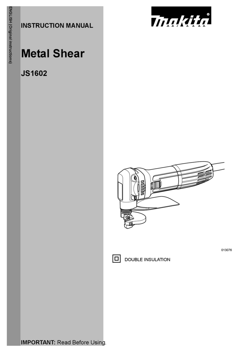 Makita JS1602 User manual
