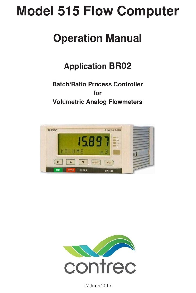 Contrec 515 Operation manual