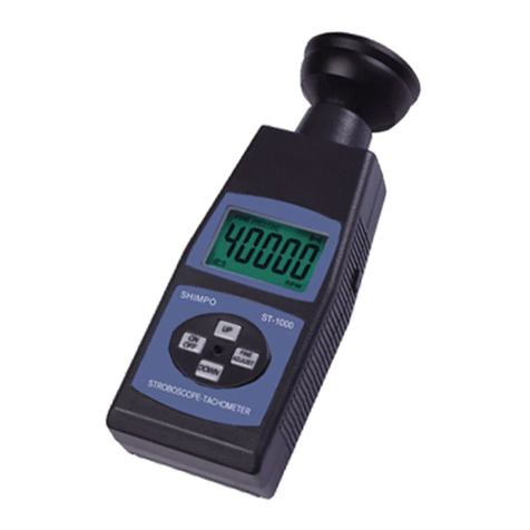 Shimpo ST-1000 Operation manual