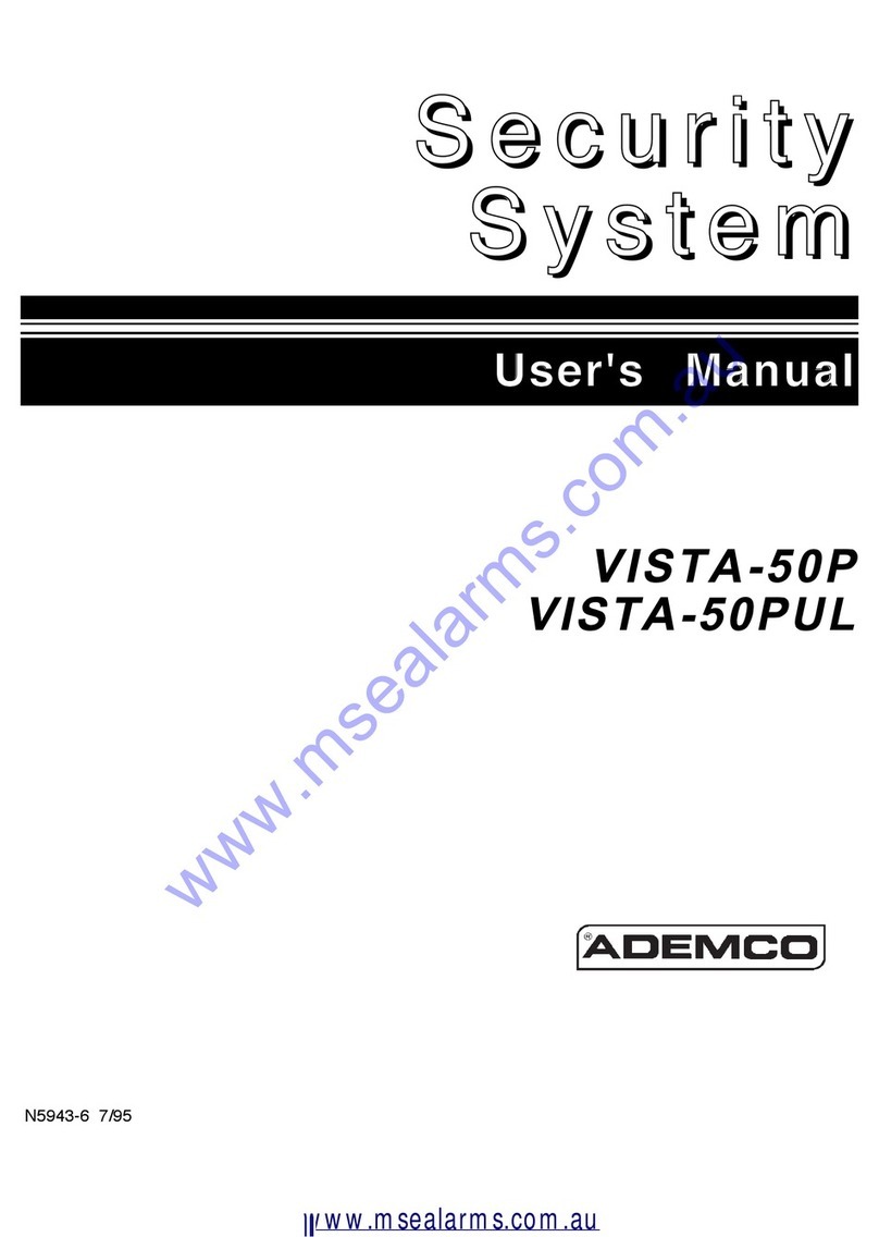 ADEMCO VISTA-50PUL User manual
