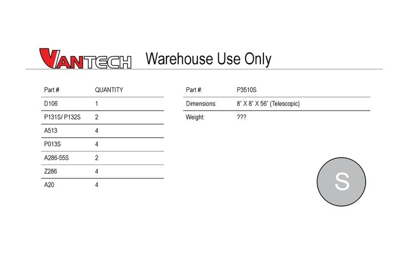 Vantech P3510S instruction manual