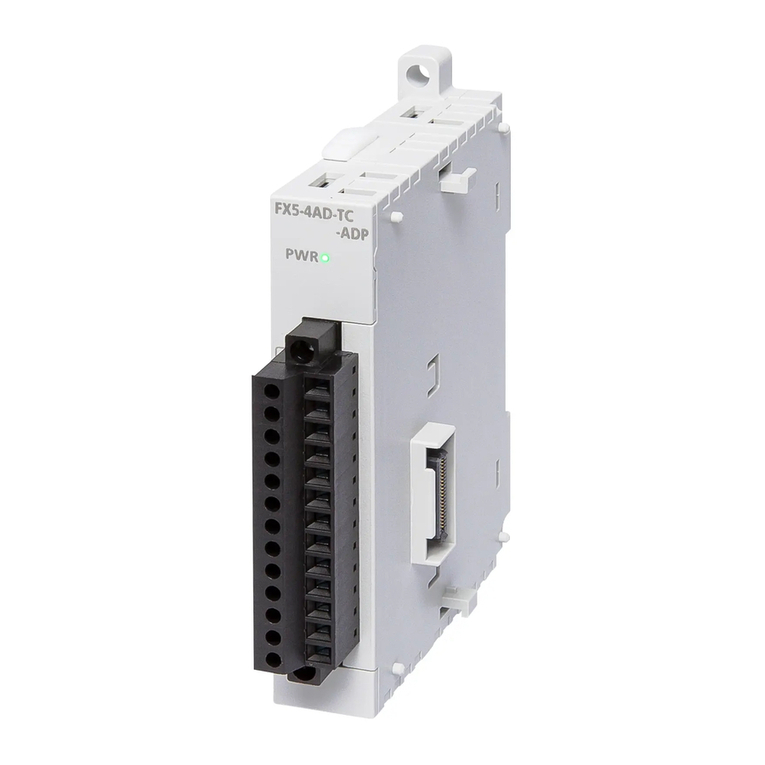 Mitsubishi MELSEC iQ-F FX5-4AD-TC-ADP Hardware manual