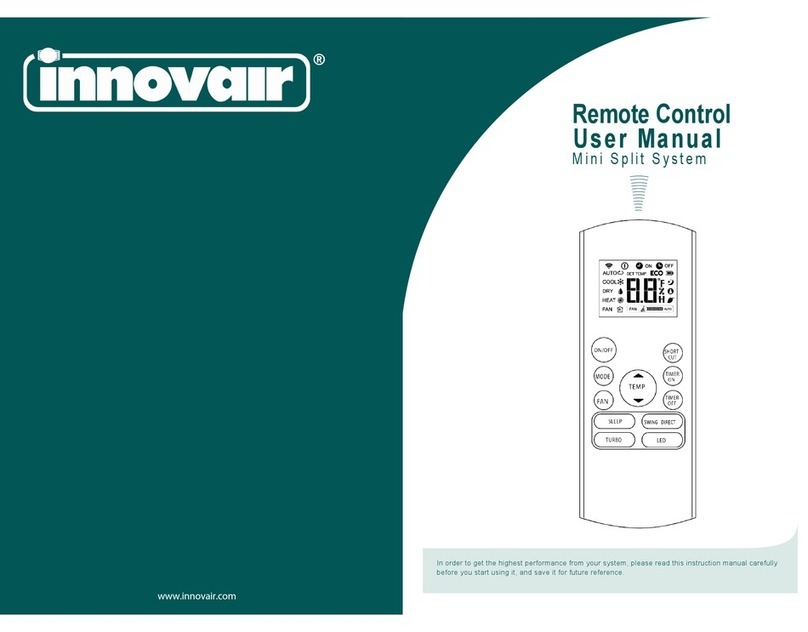 innovair RCTL-OASISP user manual