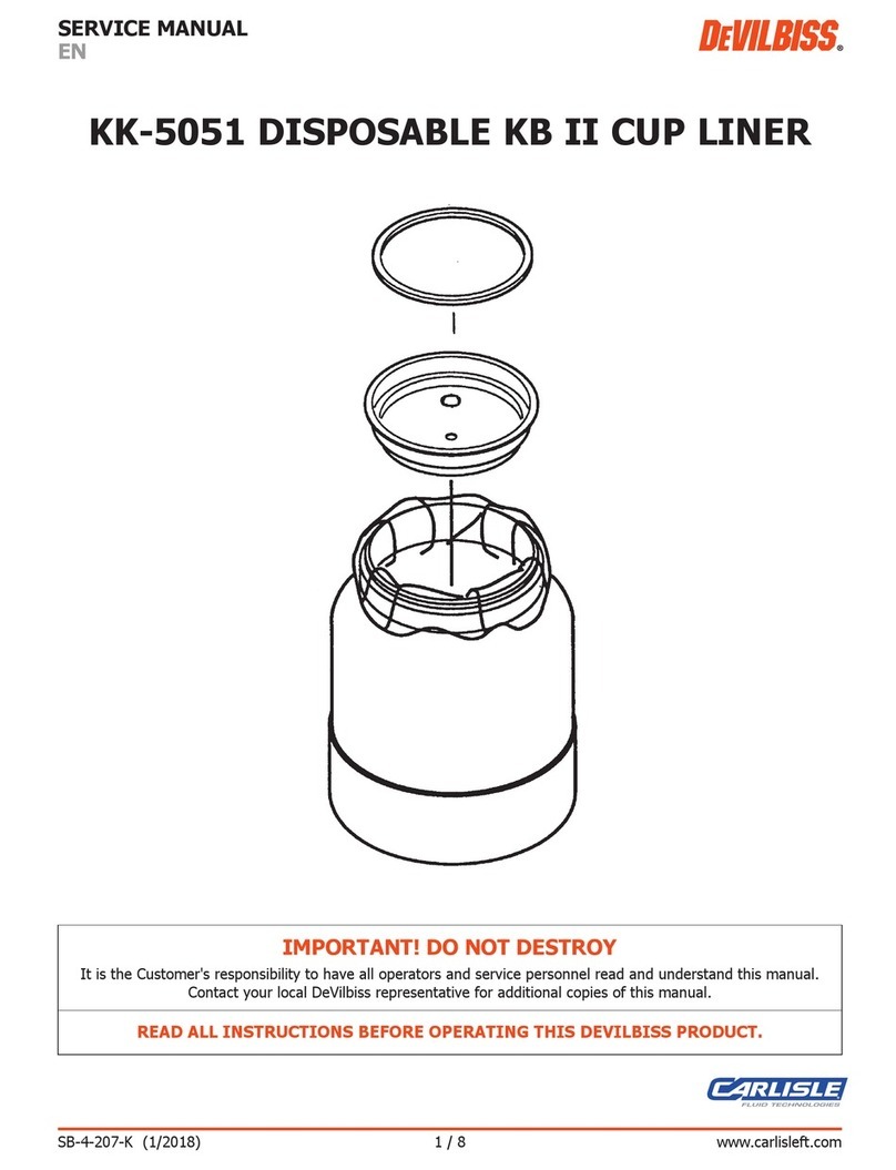 DeVilbiss KK-5051 User manual
