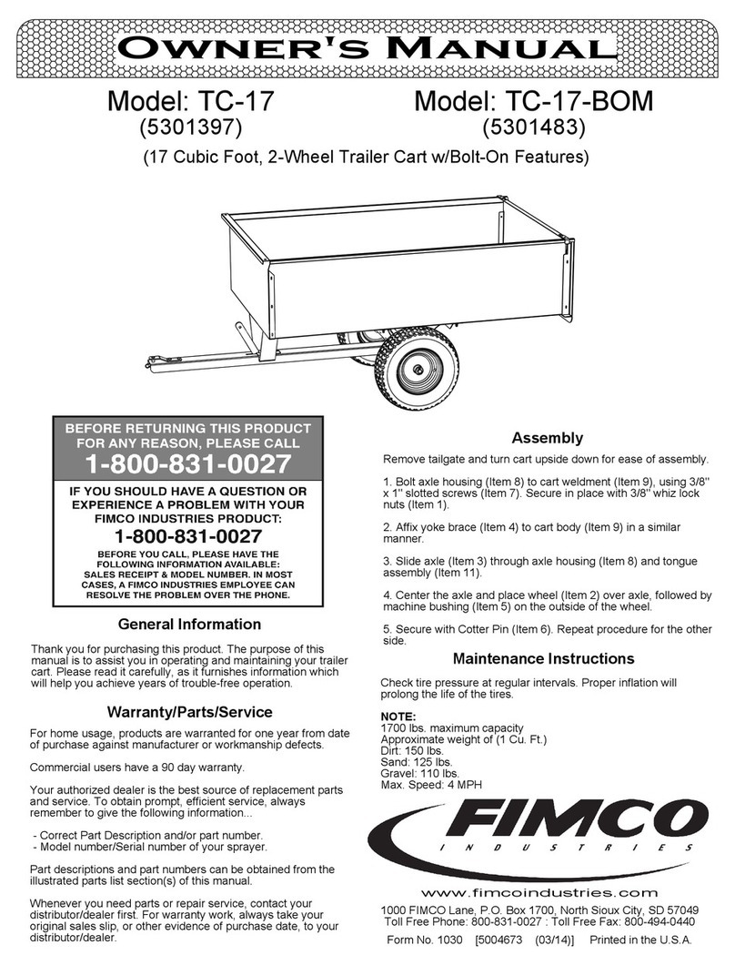 Fimco TC-17 User manual