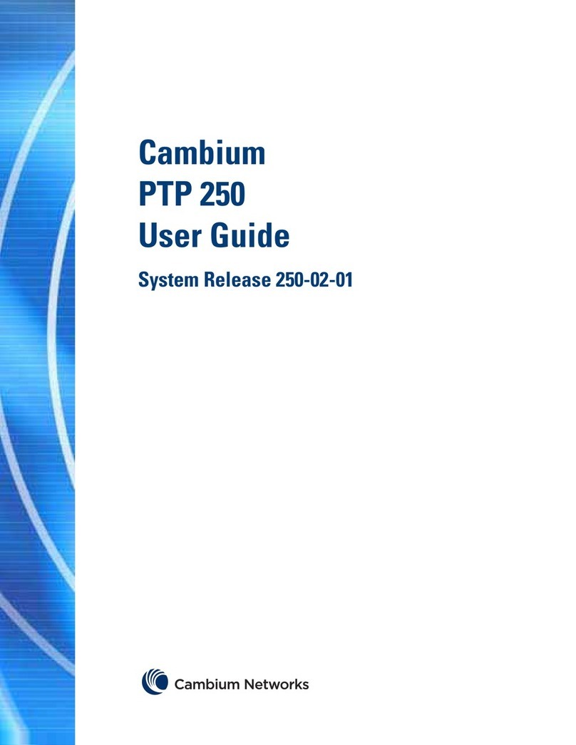 Cambium Networks PTP 250 User manual Cambium Networks PTP 250 User manual