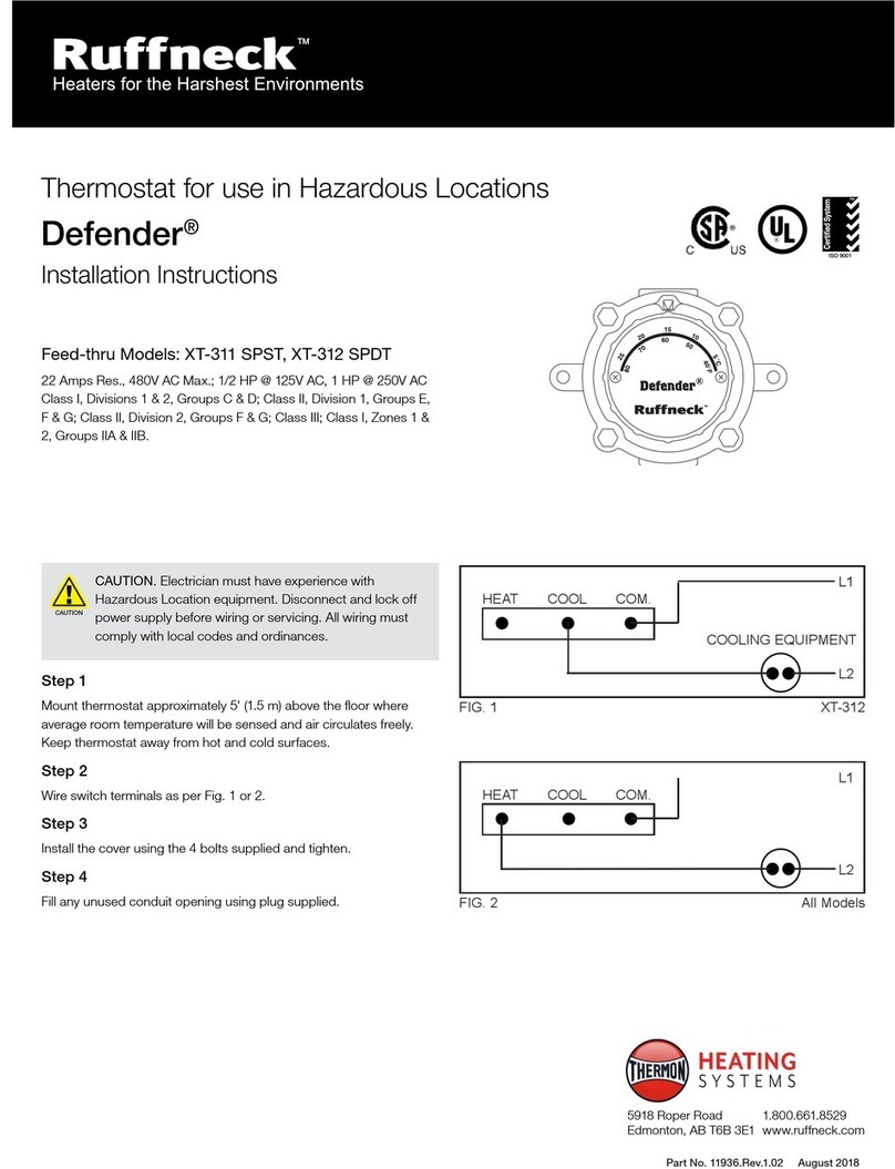 Ruffneck Defender  XT-311 SPST installation instructions
